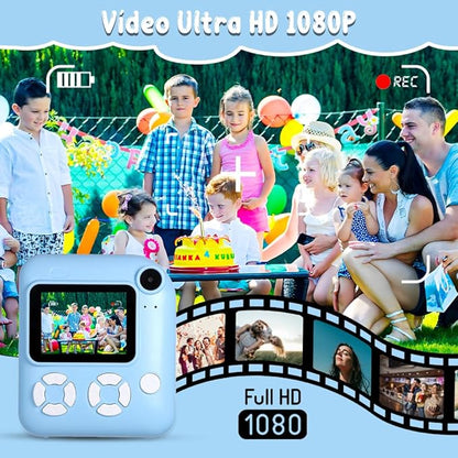 Cámara Infantil con Impresión Instantánea – Fotos al Instante, Creativa y Educativa