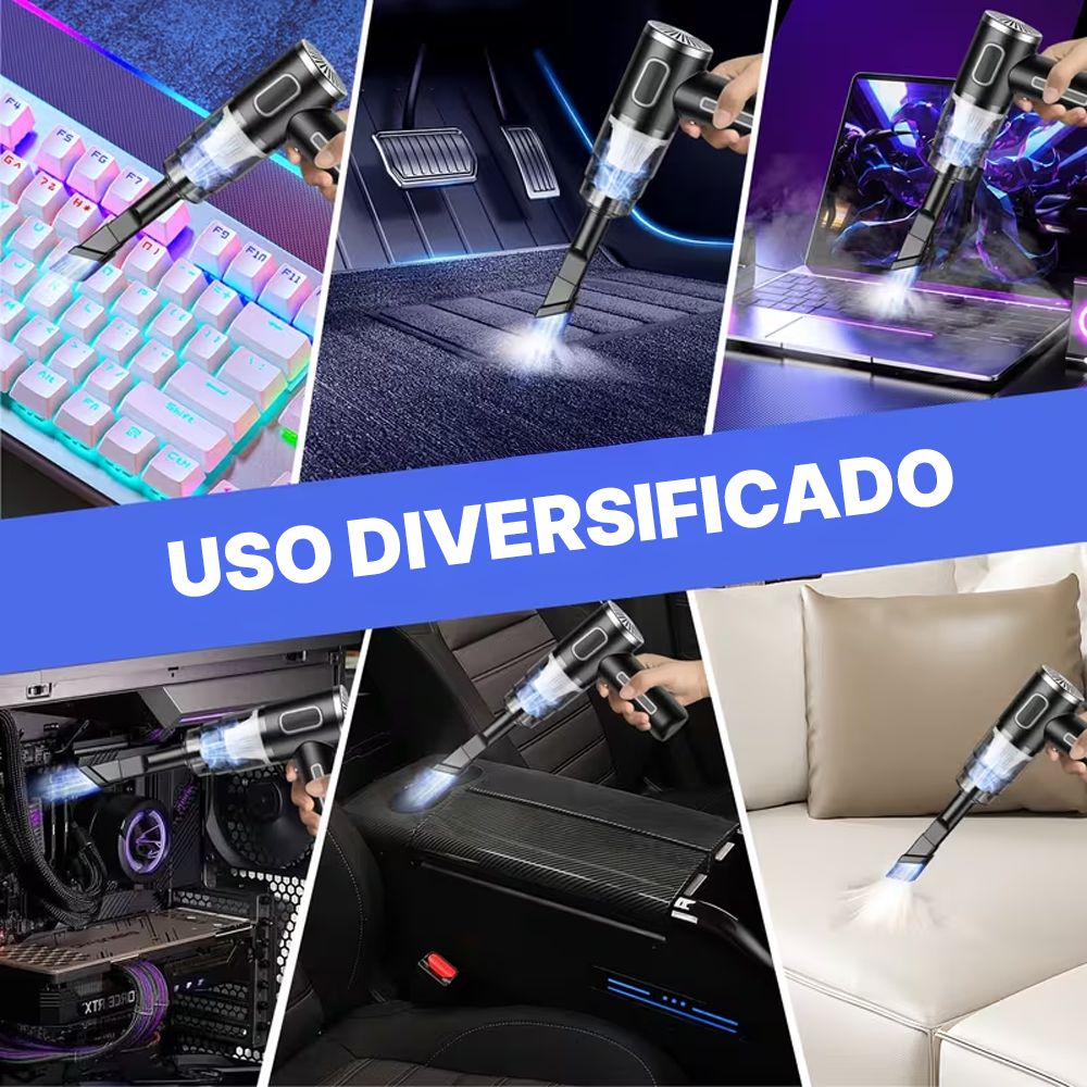 🧹 Aspirador de Mano Sin Cable – Potente y Versátil